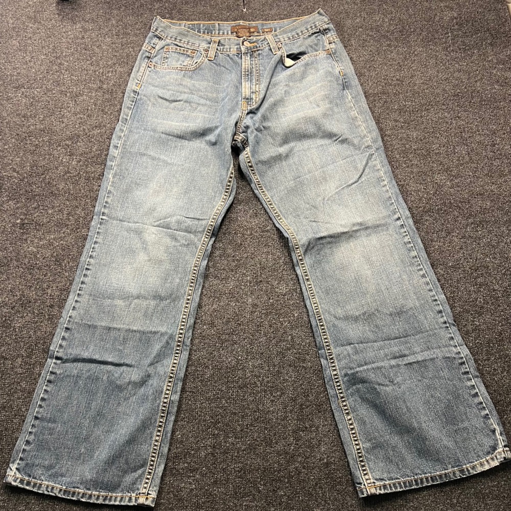Vintage Aeropostale Mens Bootcut Jeans 33x32 Blue Denim Style 235 American